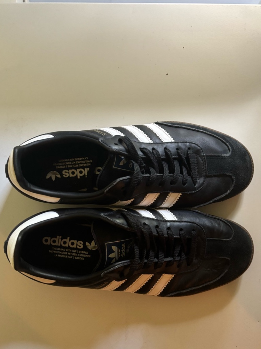 Adidas Sambas OG black suede sz 7